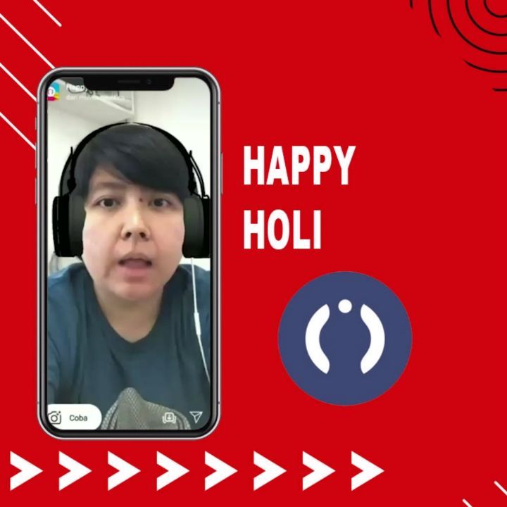 Happy Holi - MuveAcoustics Instagram Filter